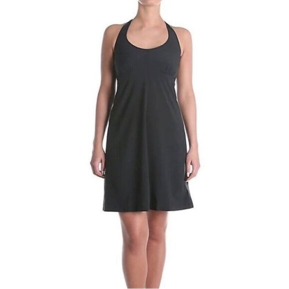 Columbia PFG Armadale Halter Top Dress- UPF40- black - Picture 1 of 11
